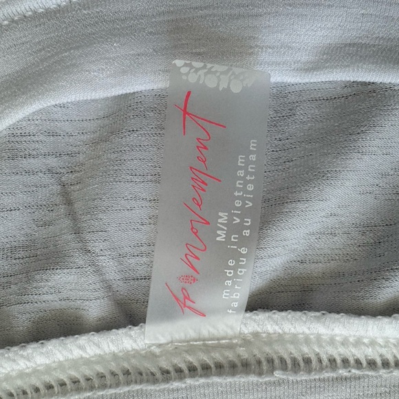 NWOT FP Movement Tempo Tunic Tee White Free People - Picture 5 of 6